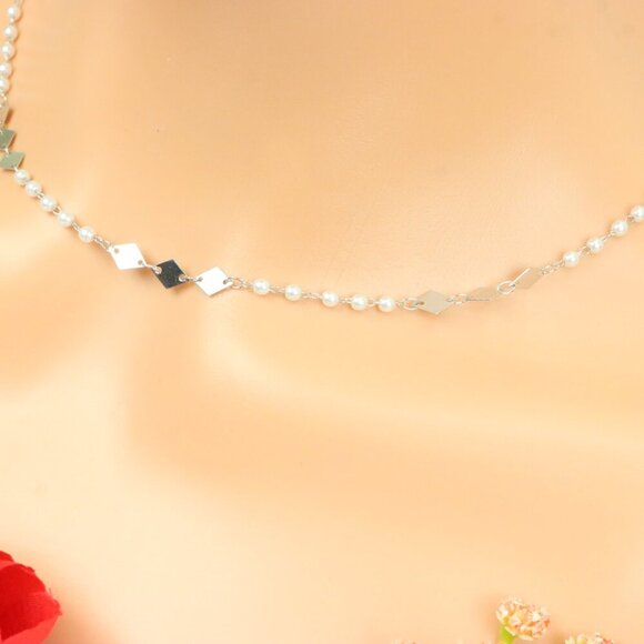 "Minimalist Necklace Chain, Elegant Jewelry for Women & Girls | MLCRC1741 - Picture 10 of 10